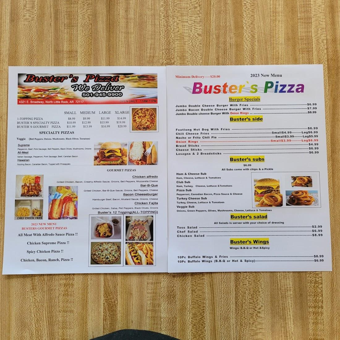 Buster`S Pizza